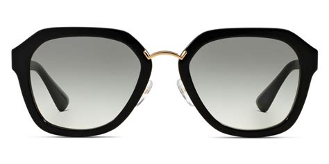 Prada™ PR 25RS 1AB0A7 55 Black Sunglasses 